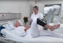 La kinésithérapie assistée par le bras robotisé ROBERT®.
