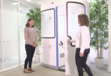 Une cabine de télémédecine à la campagne Cabine de télé