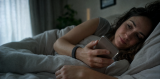 Whoop contraception : ce que change Natural Cycles Whoop contraception : bracelet connecté sans écran porté au poignet pendant la nuit