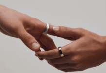Oura Ring 5 : la bague fond, le logiciel attend l’Europe Oura Ring 5 en titane portée au doigt, bague connectée fine