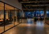 Siège d'une entreprise de bracelets connectés, avant une introduction en Bourse